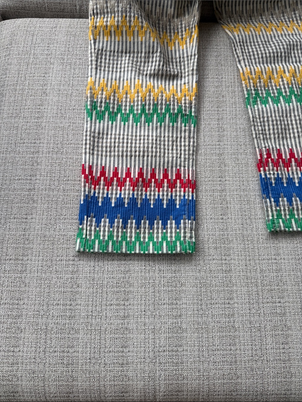 Anthropologie skinny pants Cartonnier brand with Multicolor detail - Picture 3 of 9